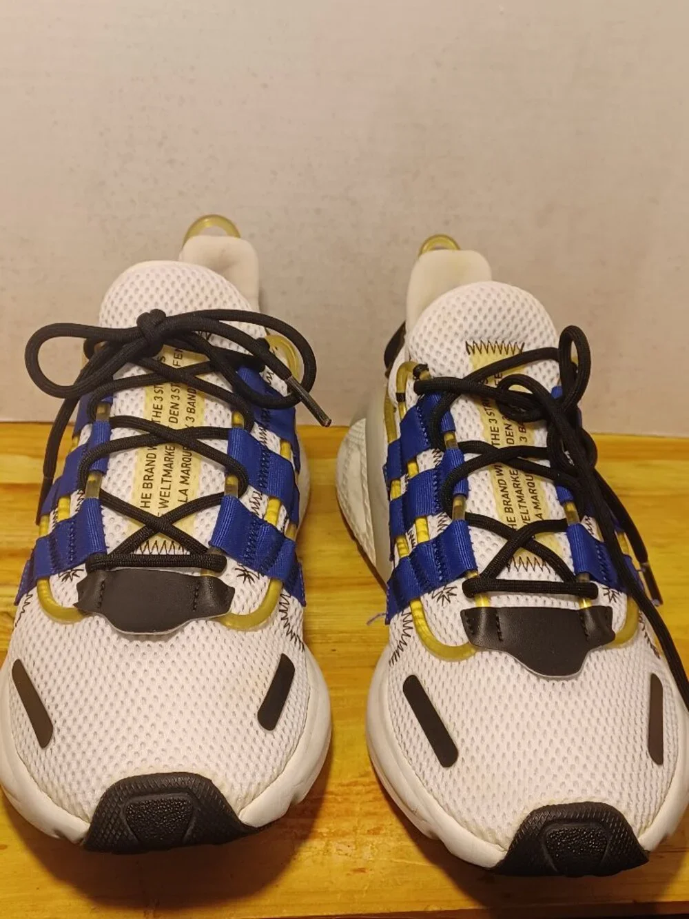 adidas LXCON Cloud White Active Blue Mens size 6
